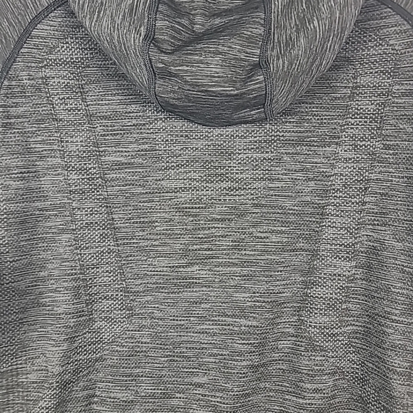 Lululemon Men's Hoodie Gray 1/4 Zip Lightweight 'Do It For The Bacon' Sz M - Picture 7 of 9